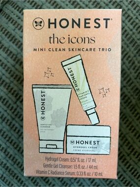 HONEST The Icons Mini Clean Skincare Trio